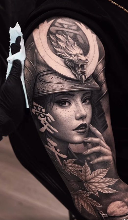 Family portrait tattoo
