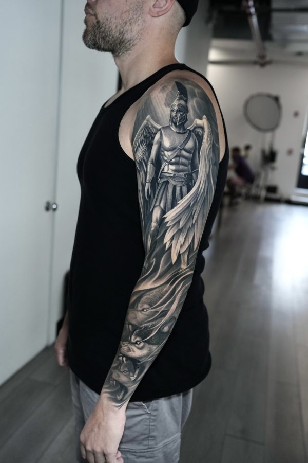 Full sleeve tattoo