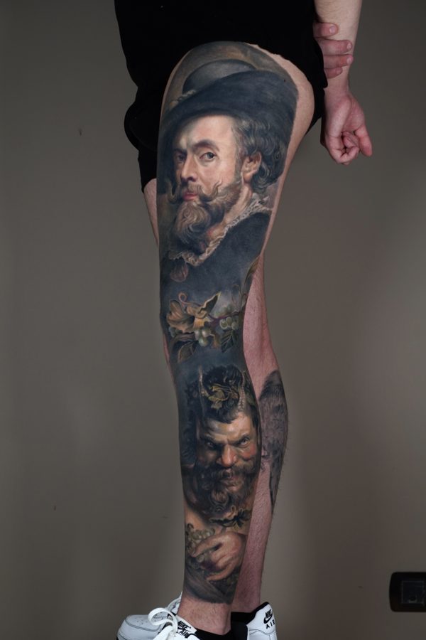 Full sleeve tattoo